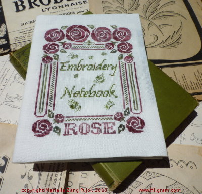 ref A26 - Embroidery, Garden, Recipe, Knitting... Notebook