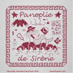 ref F28 – Panoplie de sirène